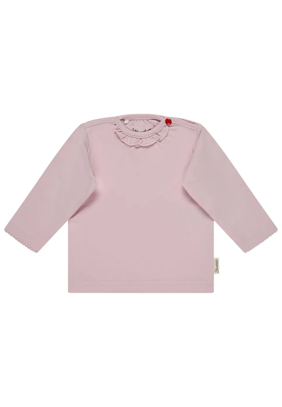 Langarmshirt mit Volants aus Jersey
