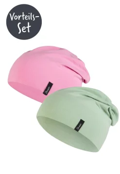 OCS Beanie Doppelpack Wendemütze 2er Set