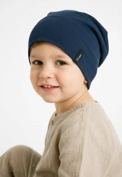 OCS Beanie unifarben aus Bio-Baumwolle