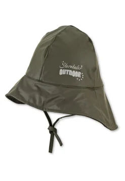 Regenhut – mit Bindeband
