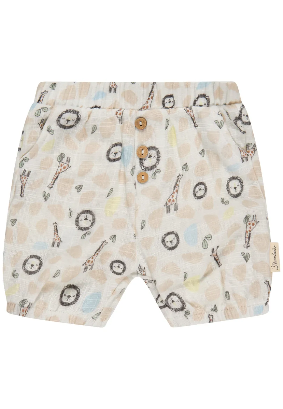 Shorts Safari Leinenoptik