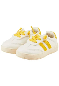 Sneaker mit Streifen und Klettverschluss