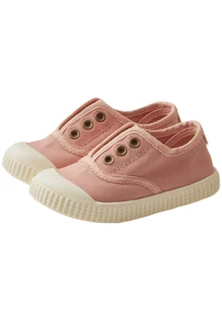 Sneaker uni aus Baumwolle mit Anti-Rutsch-Sohle