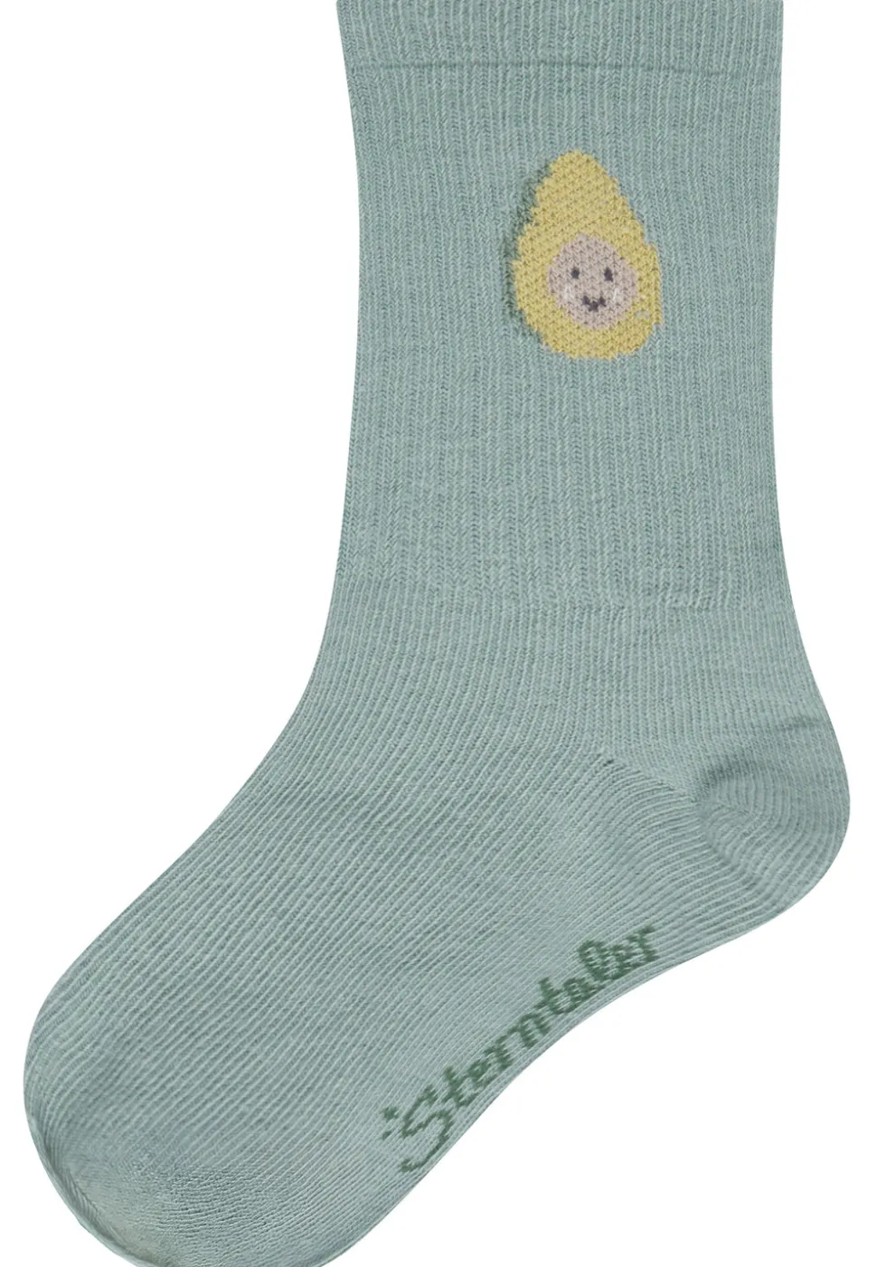 Socken Avocado – Lang mit Rippen & Fruchtmotiv