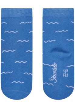 Socken 3er Pack Anker Wellen