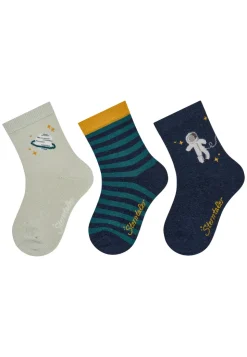 Socken 3er Pack Astronaut Planet