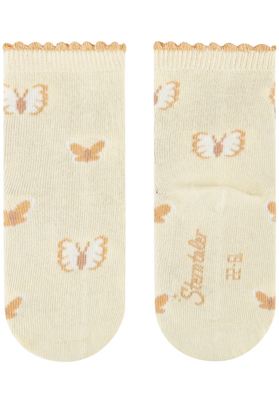 Socken 4er Pack mit Schmetterlings- und Sonnenmotiven