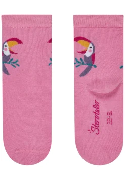 Socken 3er Pack Tukan Blumen