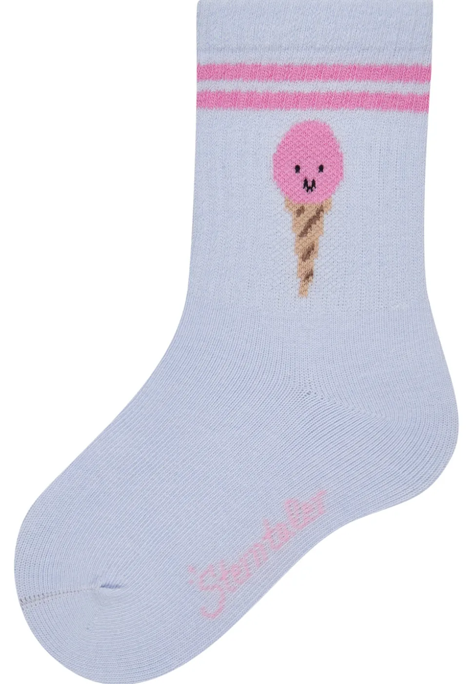 Socken lang Eiswaffel
