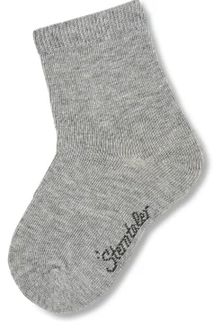 Socken uni mit hohem Baumwollanteil