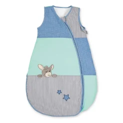 Sommer Schlafsack Esel Emmi Blau/Türkis 0,5 TOG