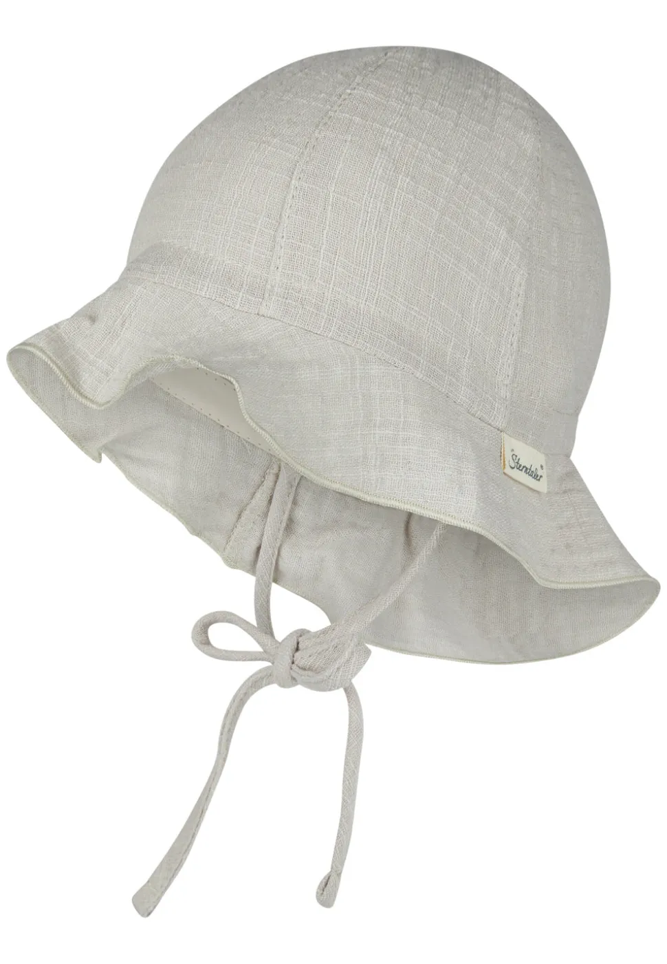 Sonnenhut aus Baumwoll Musselin mit Nackenschutz