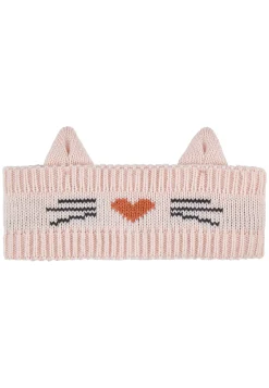 Stirnband Katze mit Ohren und Fleece-Futter
