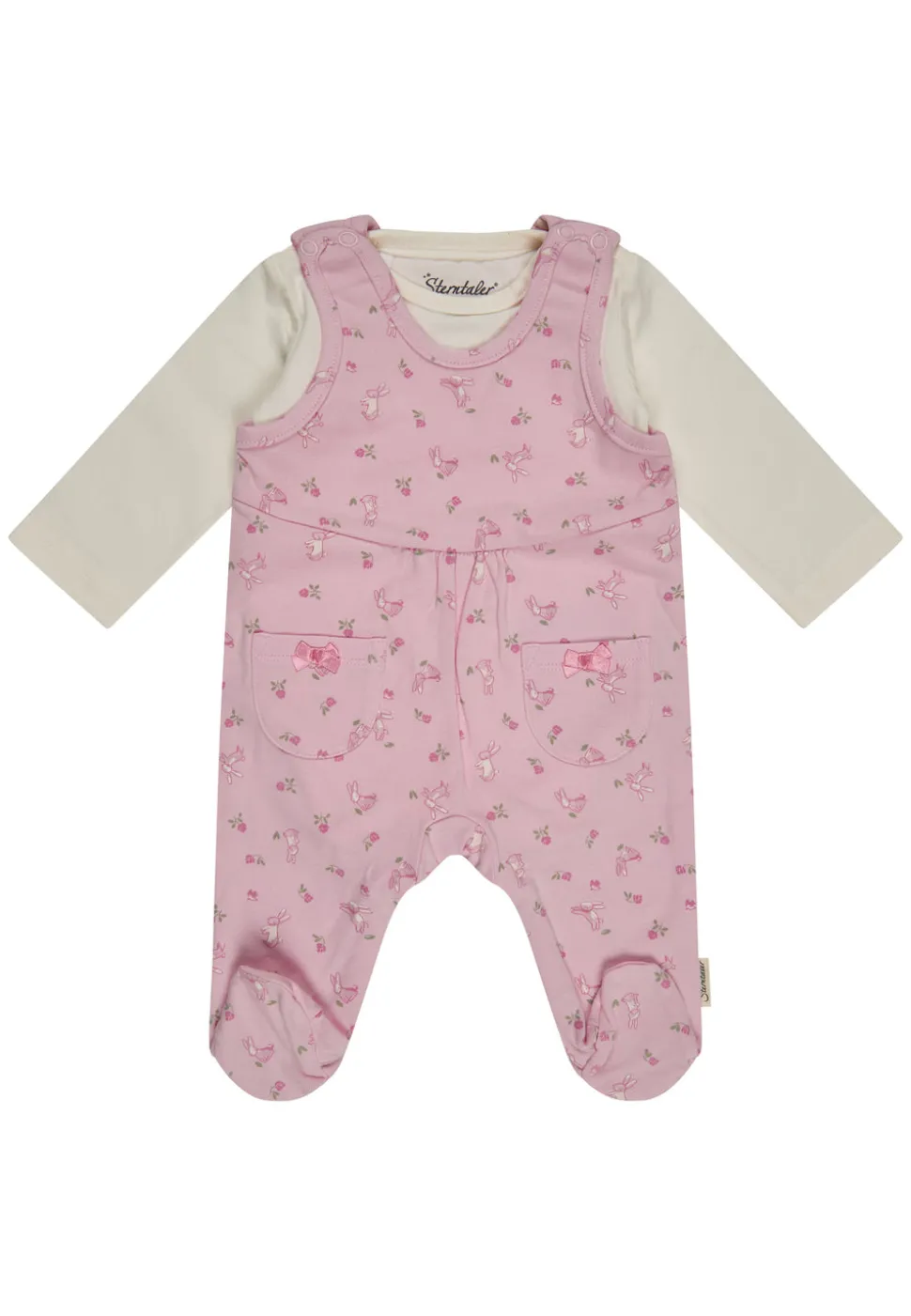 Strampler Set Hase aus Baumwolljersey