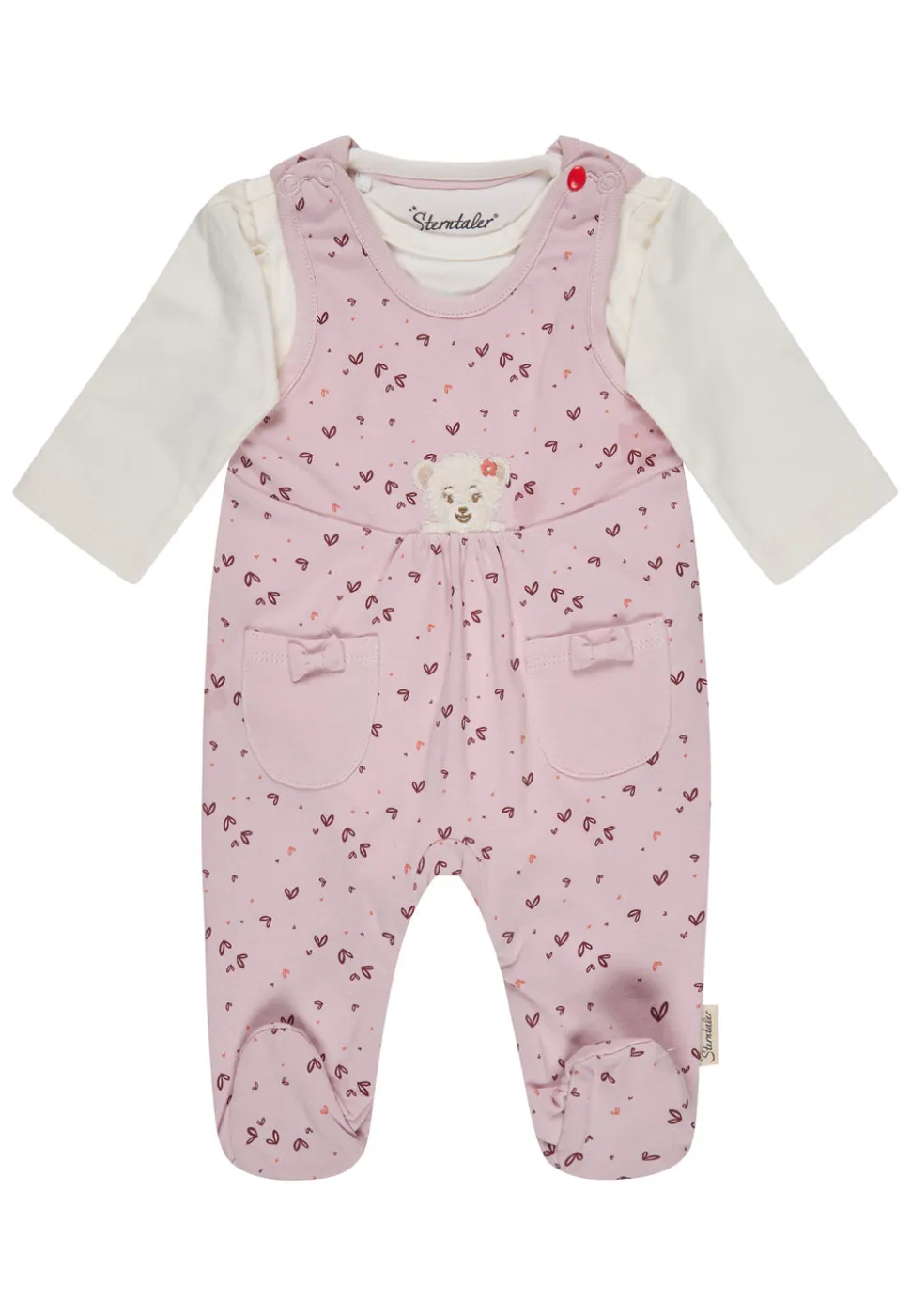 Strampler Set Herzen mit Body