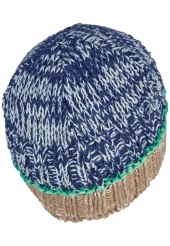 Strickmütze Farbmix mit Fleece-Futter