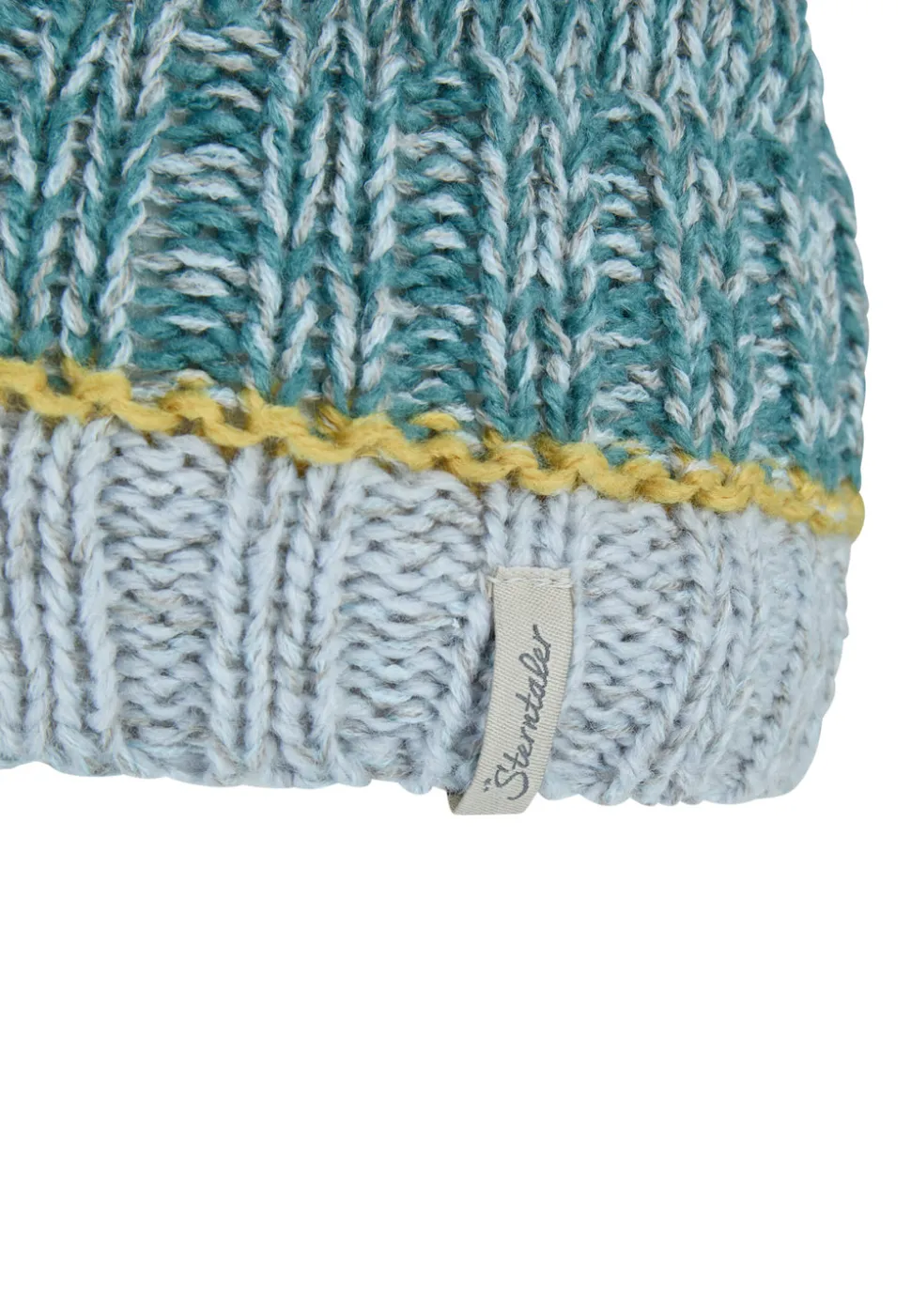 Strickmütze Farbmix mit Fleece-Futter