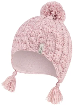 Strickmütze Inka Style mit Pompon