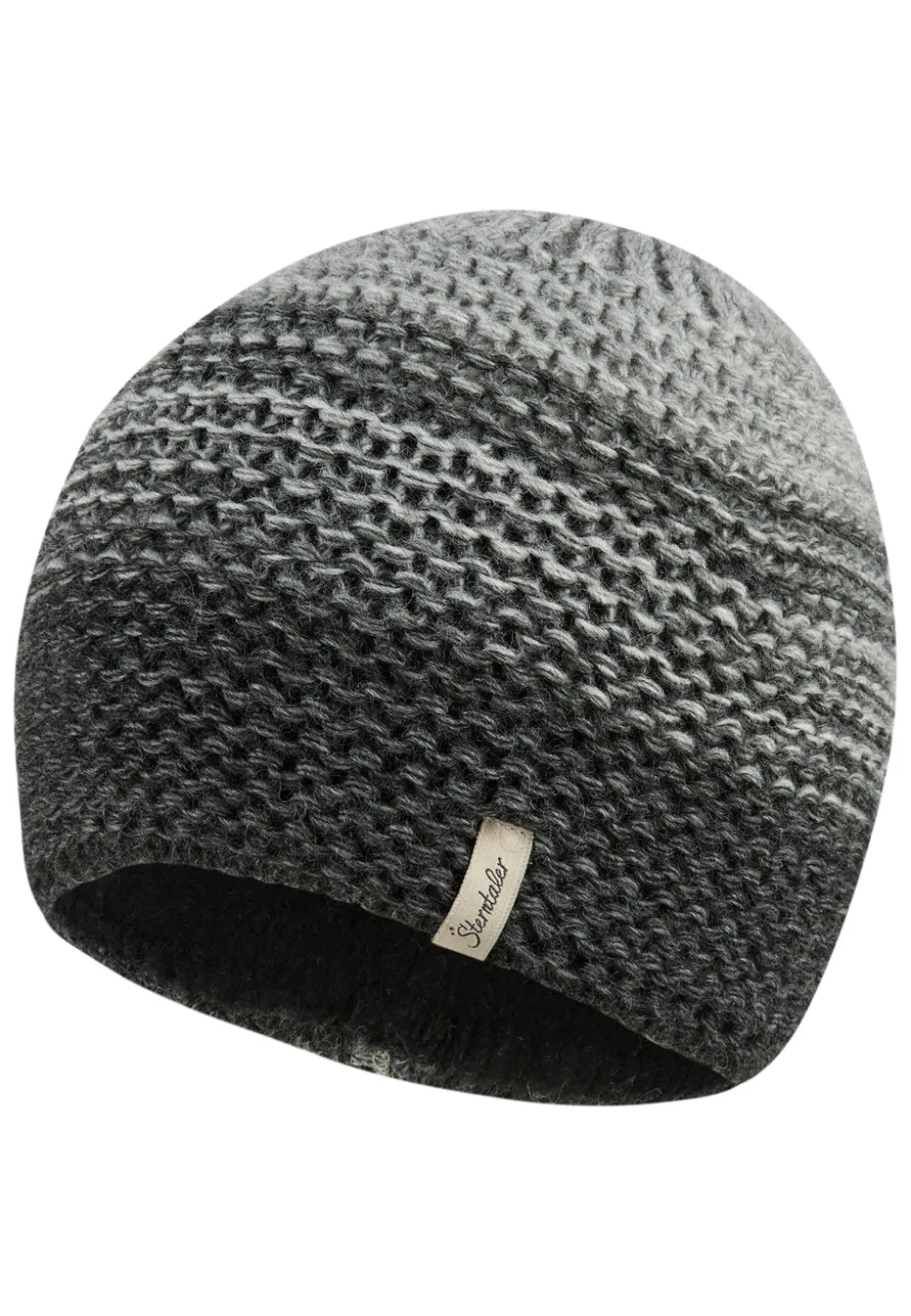 Strickmütze mit Farbverlauf & Fleecefutter