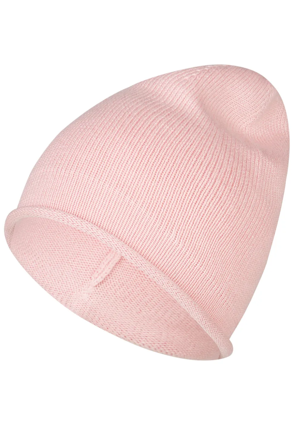 Strickmütze mit Rollrand aus Bio-Baumwolle