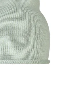 Strickmütze mit Rollrand aus Bio-Baumwolle