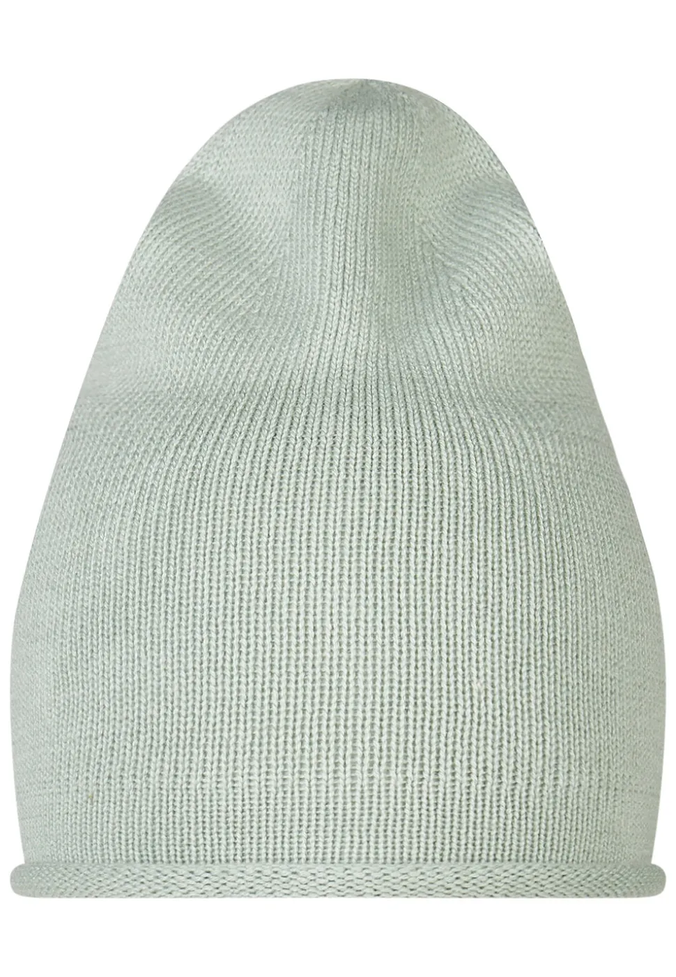 Strickmütze mit Rollrand aus Bio-Baumwolle