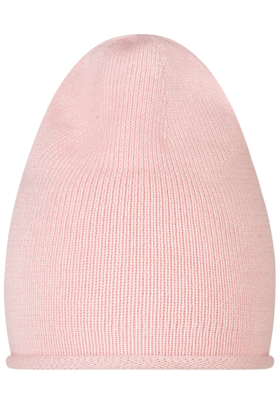 Strickmütze mit Rollrand aus Bio-Baumwolle