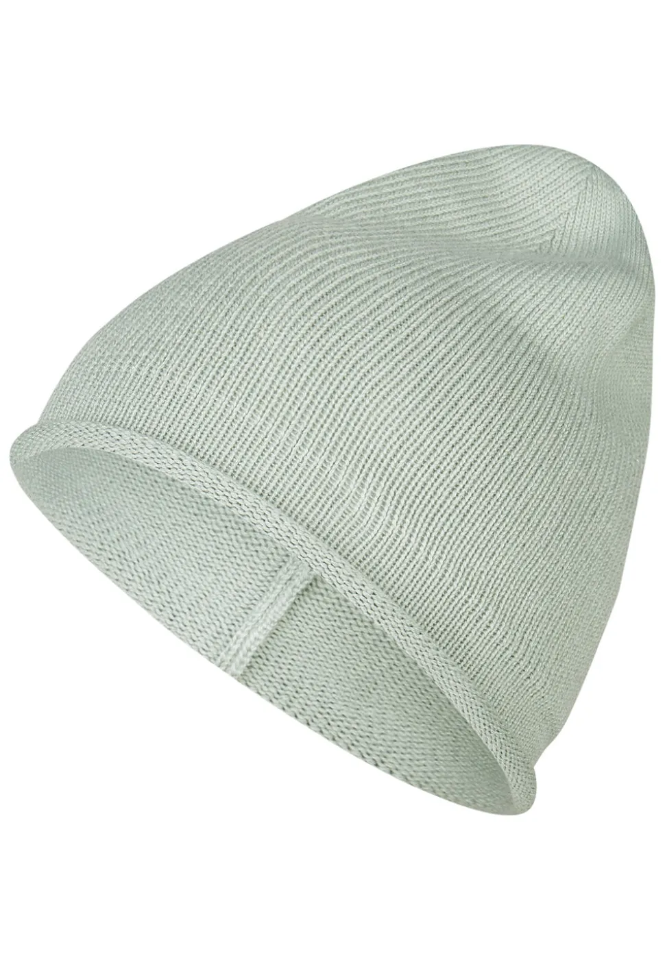Strickmütze mit Rollrand aus Bio-Baumwolle