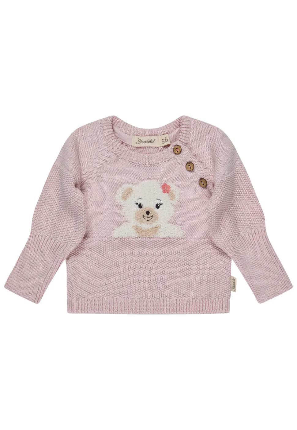 Strickpullover Bär aus Baumwolle