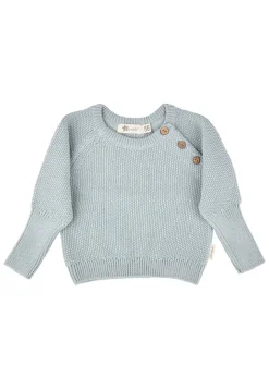 Strickpullover mit Mitwachsbündchen
