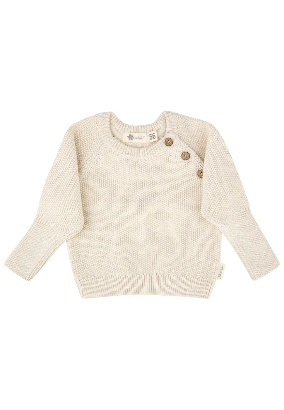 Strickpullover mit Mitwachsbündchen