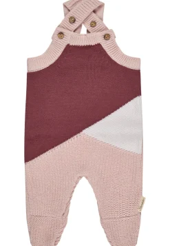 Strickstrampelhose Colorblock Baumwolle