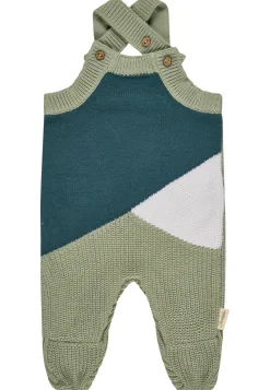 Strickstrampelhose Colorblock Baumwolle