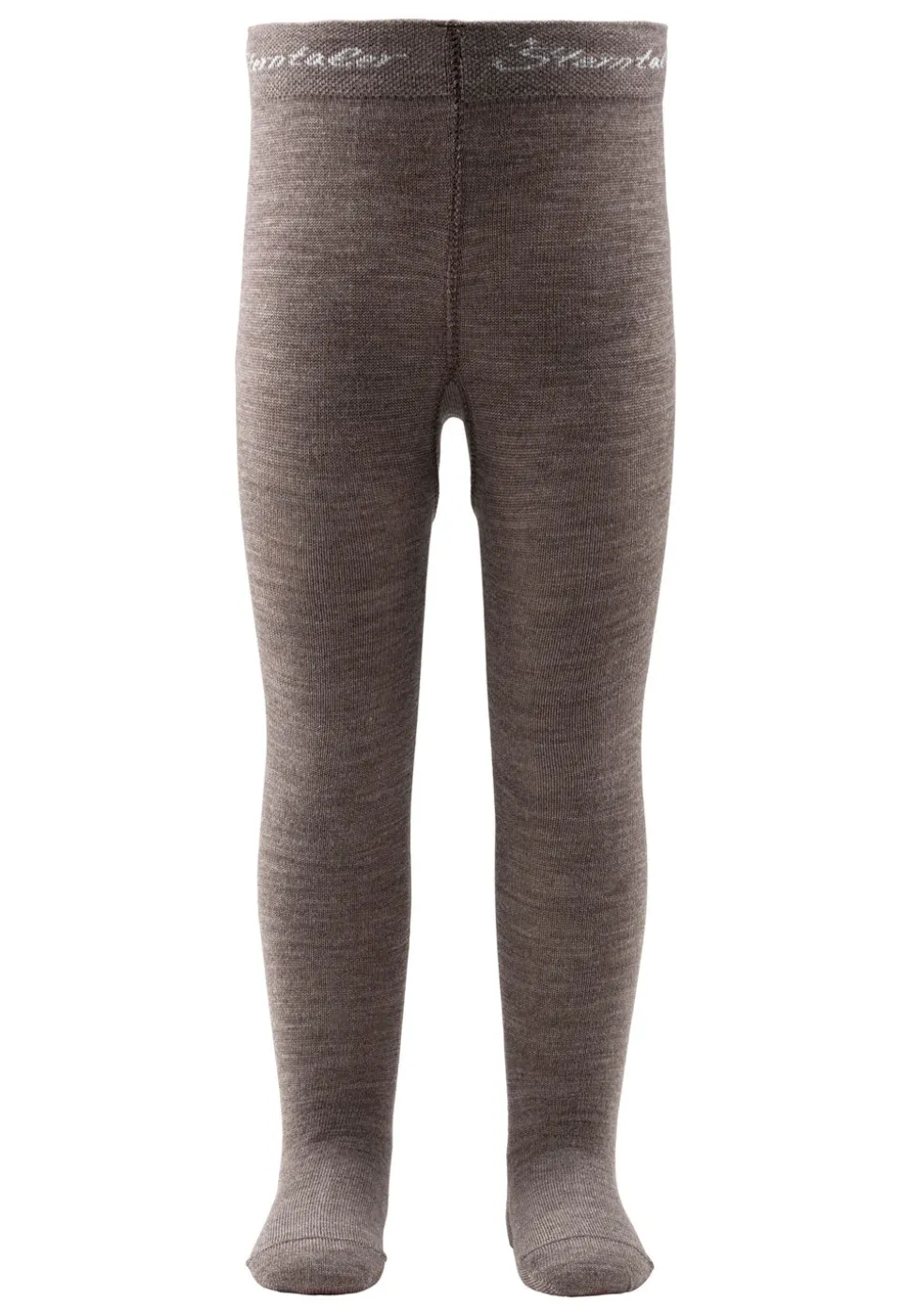 Strumpfhose aus Wolle - Uni