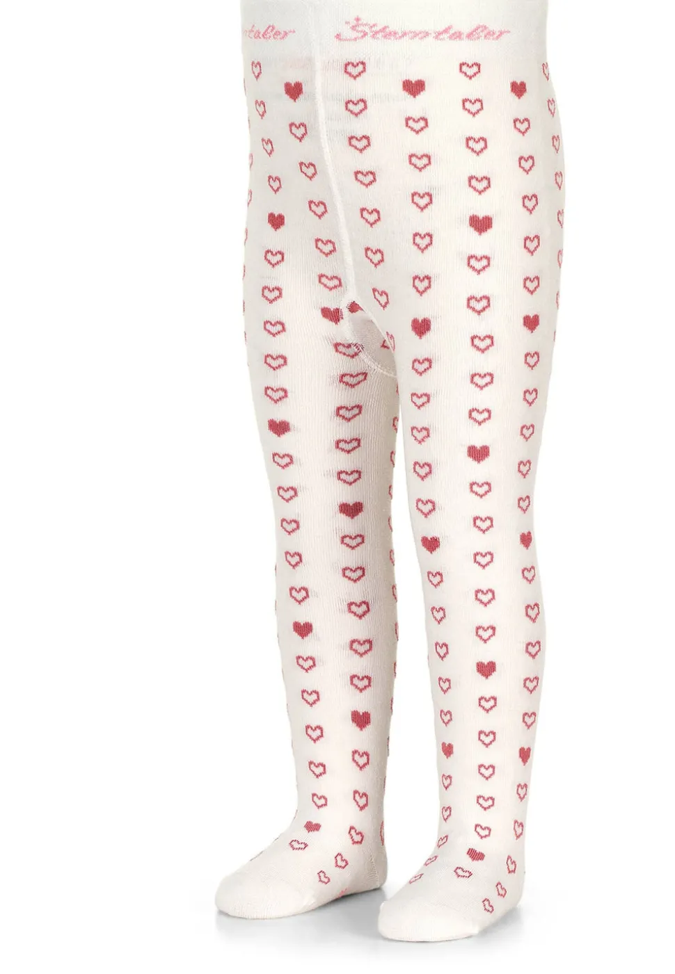 Strumpfhose mit Motiv Herzen