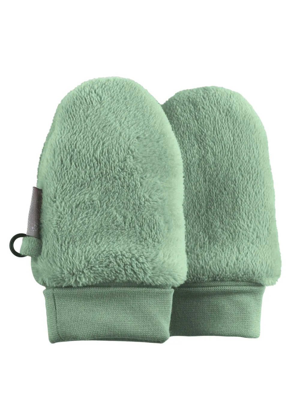 Teddyflausch-Fäustlinge ohne Daumen mit Bündchen