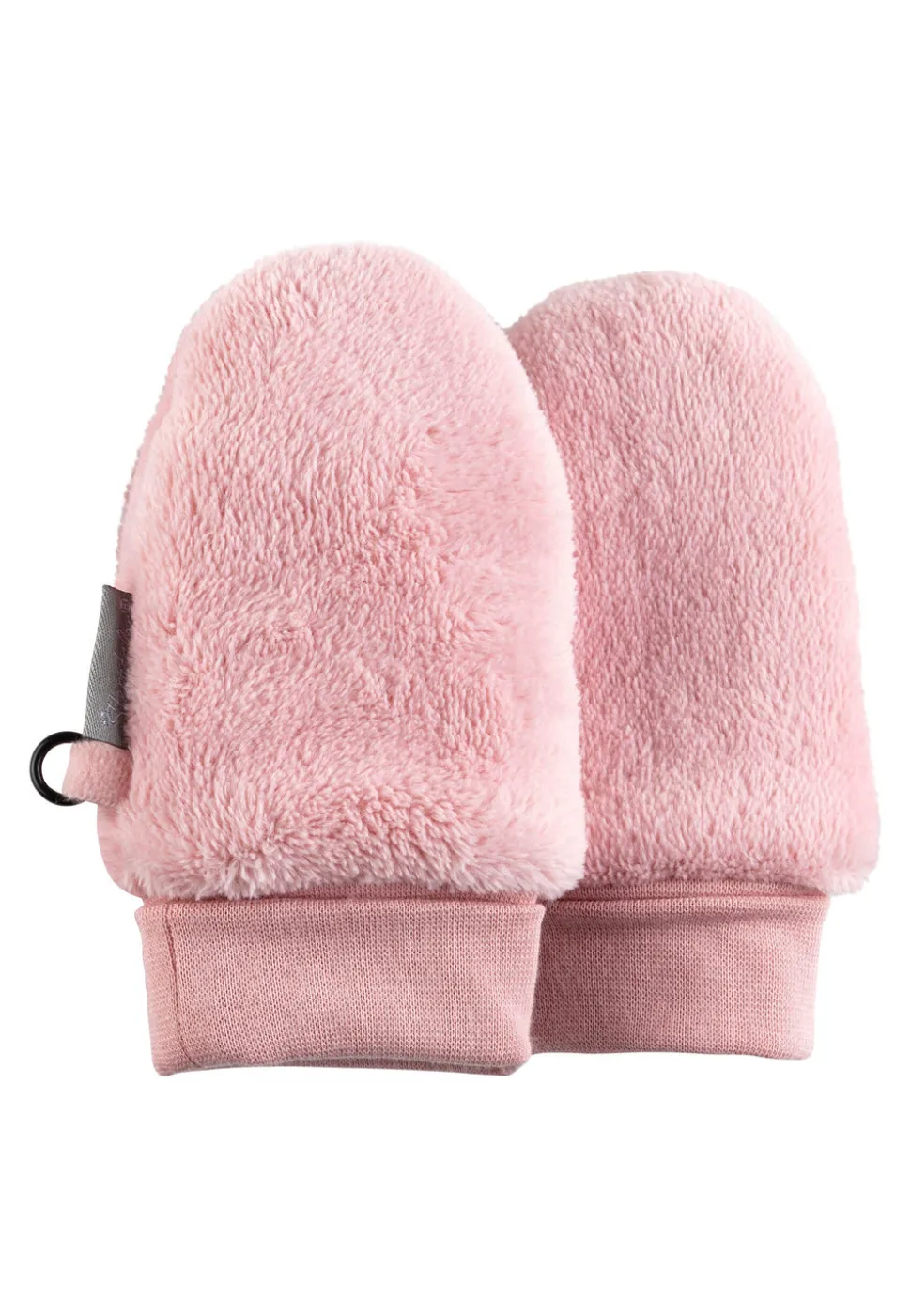 Teddyflausch-Fäustlinge ohne Daumen mit Bündchen