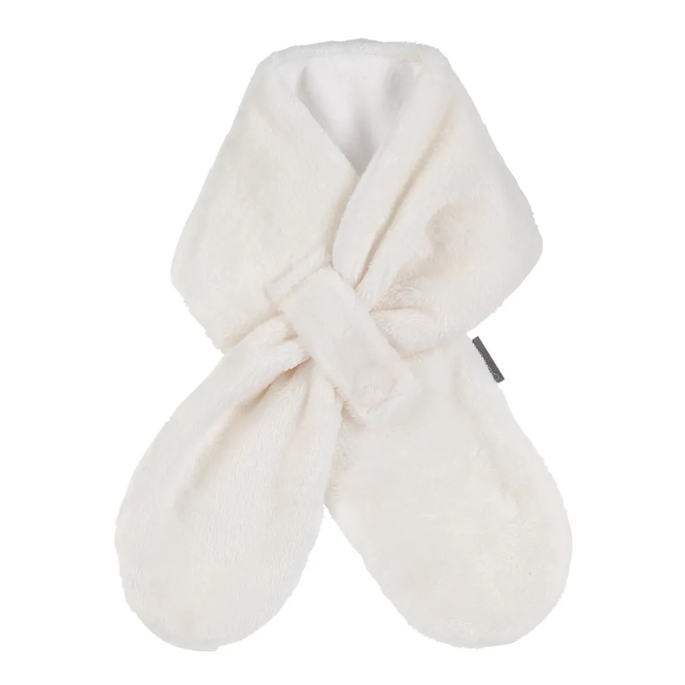 Teddyflausch-Schal mit Baumwollfleece-Futter & Klett