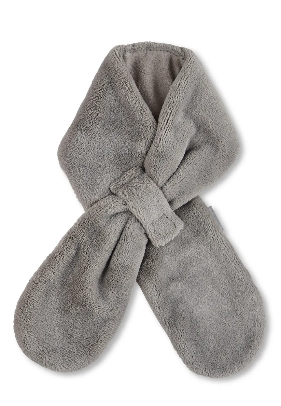 Teddyflausch-Schal mit Baumwollfleece-Futter & Klett
