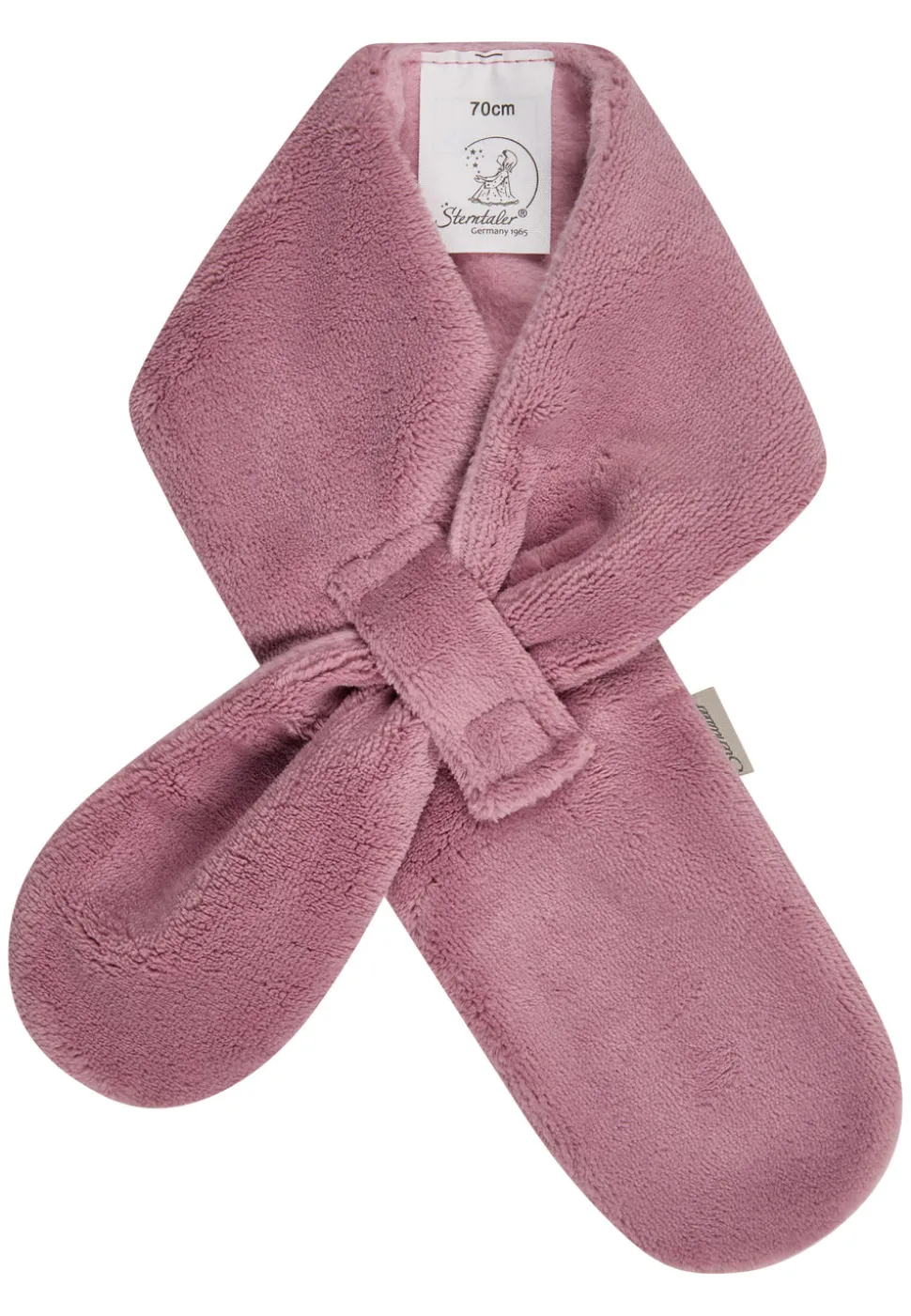 Teddyflausch-Schal mit Baumwollfleece-Futter & Klett