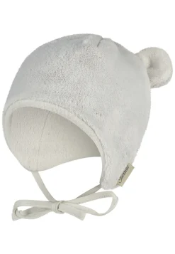 Teddy Mütze mit Öhrchen und Bindeband
