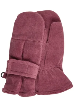 Wärmende Microfleece-Fäustel mit Daumen & Klett