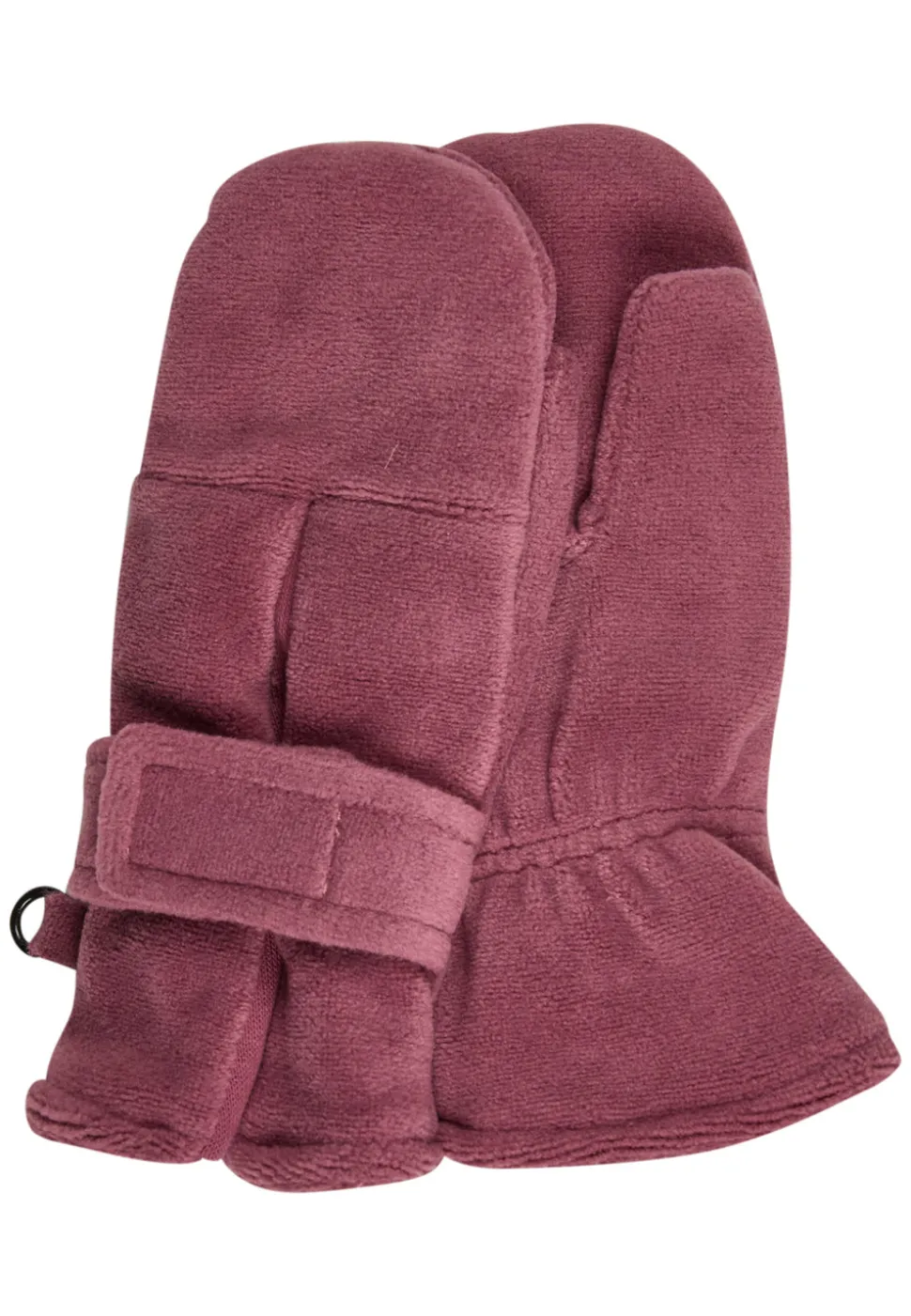 Wärmende Microfleece-Fäustel mit Daumen & Klett