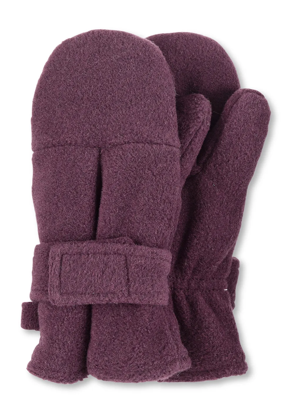 Wärmende Microfleece-Fäustel mit Daumen & Klett